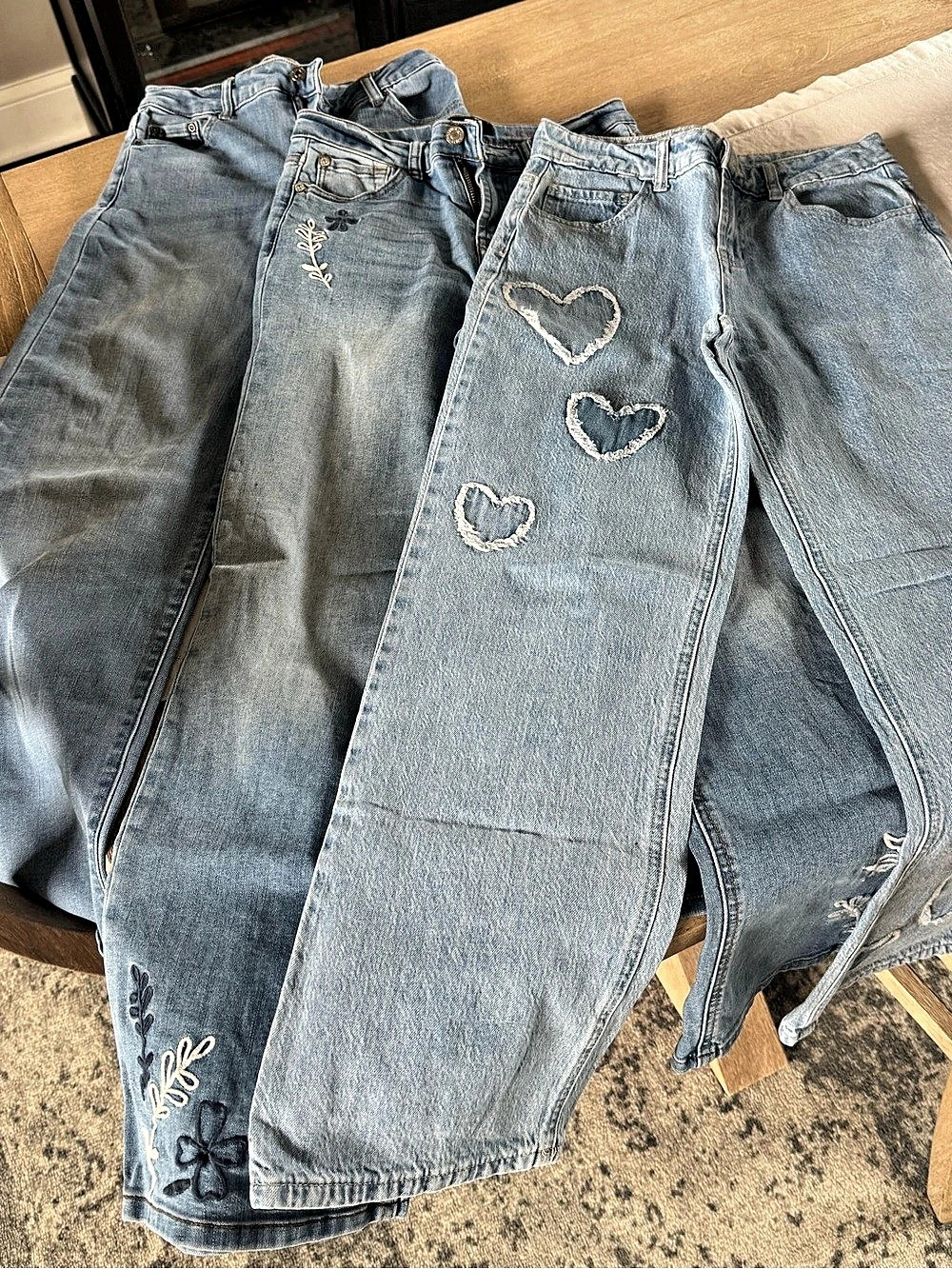 3 pairs of girls jeans (Seven for all Mankind)